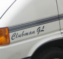 VW T4 Autosleeper Clubman GL  Side Logo
