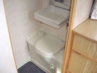 VW T4 Autosleeper Clubman Toilet Cubicle