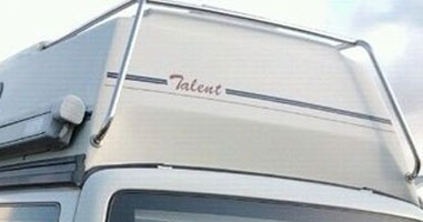 VW T4 Autosleeper Talent Rear Roof Logo