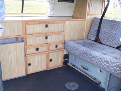 VW T4 Autosleeper Trident Furniture Layout