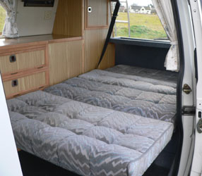VW T4 Autosleeper Trident Rear Seat Bed