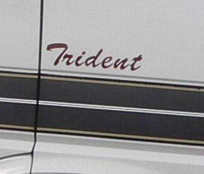 VW T4 Autosleeper Trident Side Logo