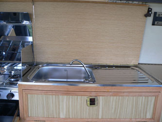 VW T4 Autosleeper Trooper Sink and Tap