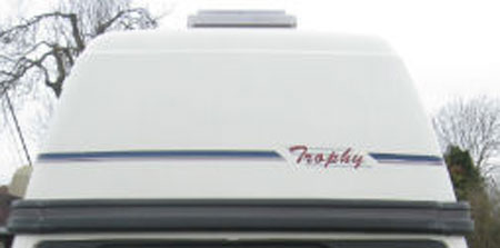 VW T4 Autosleeper Trophy Rear Roof Logo